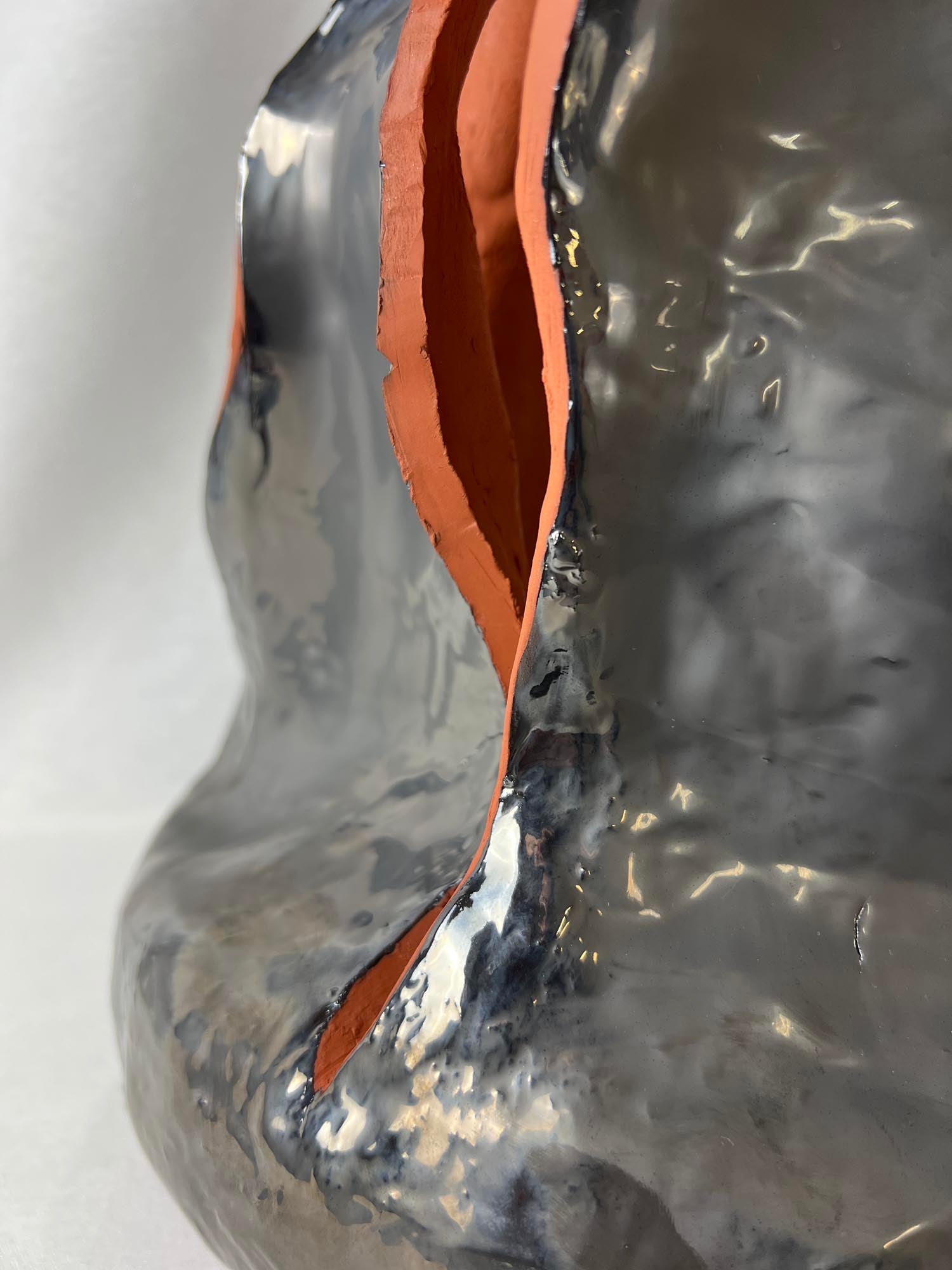 Terra & Metal Vase — detail view 5 | Anna Demidova
