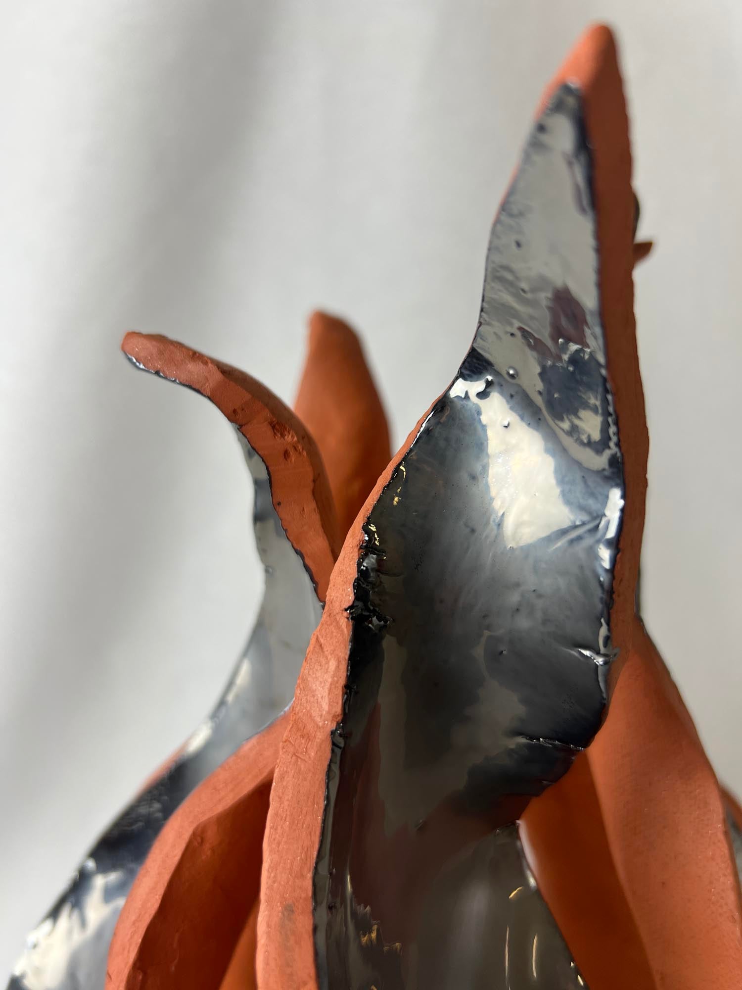 Terra & Metal Vase — detail view 4 | Anna Demidova