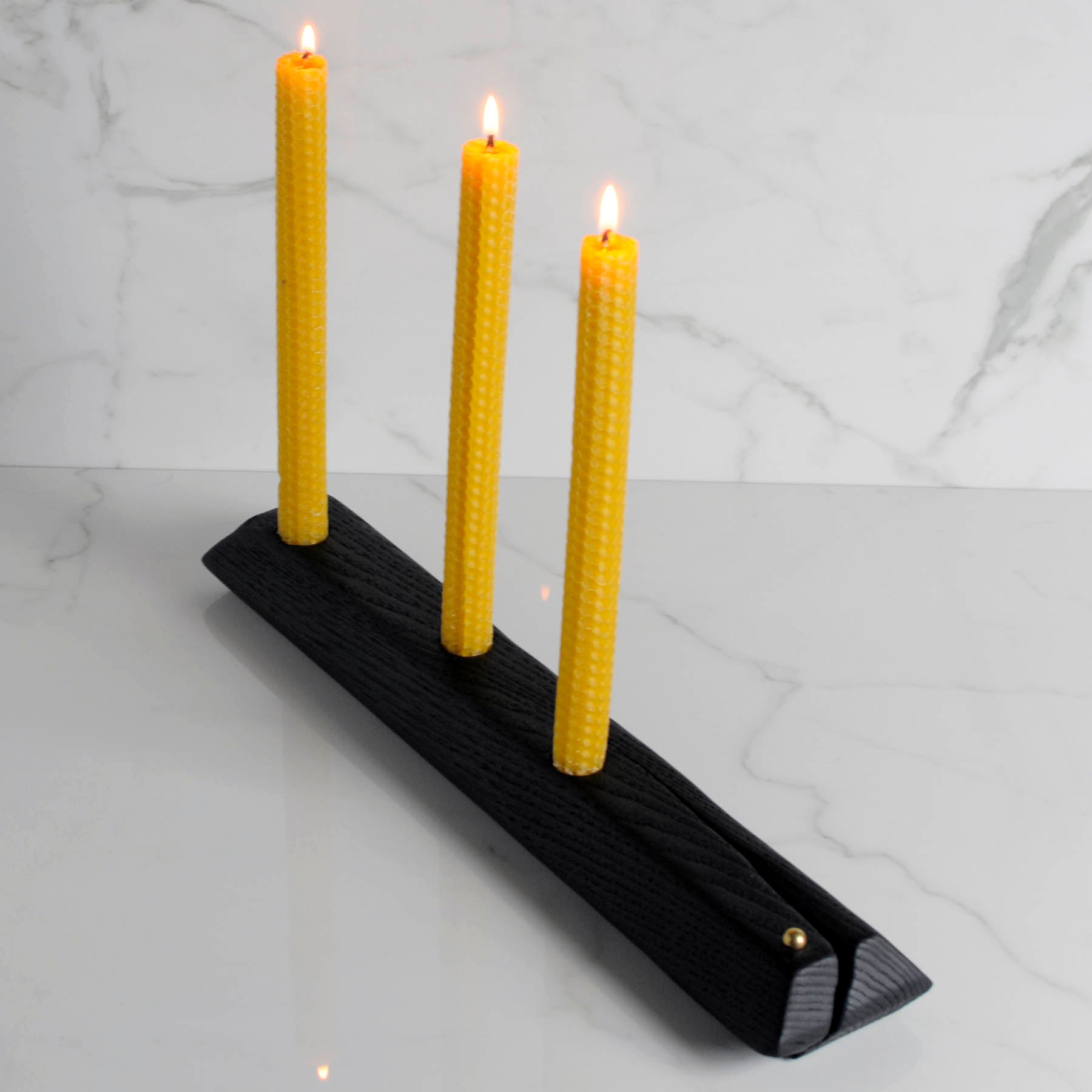 Three-Taper Candleholder