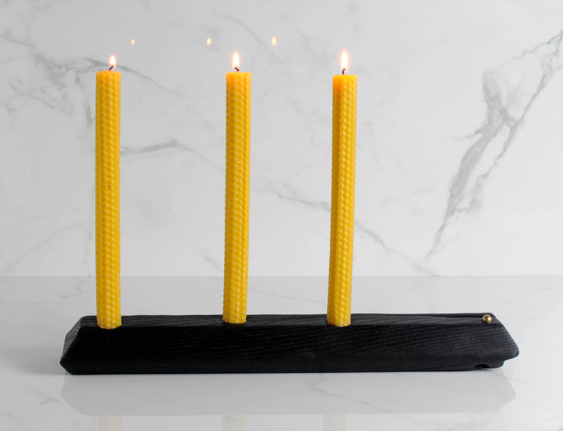 Three-Taper Candleholder