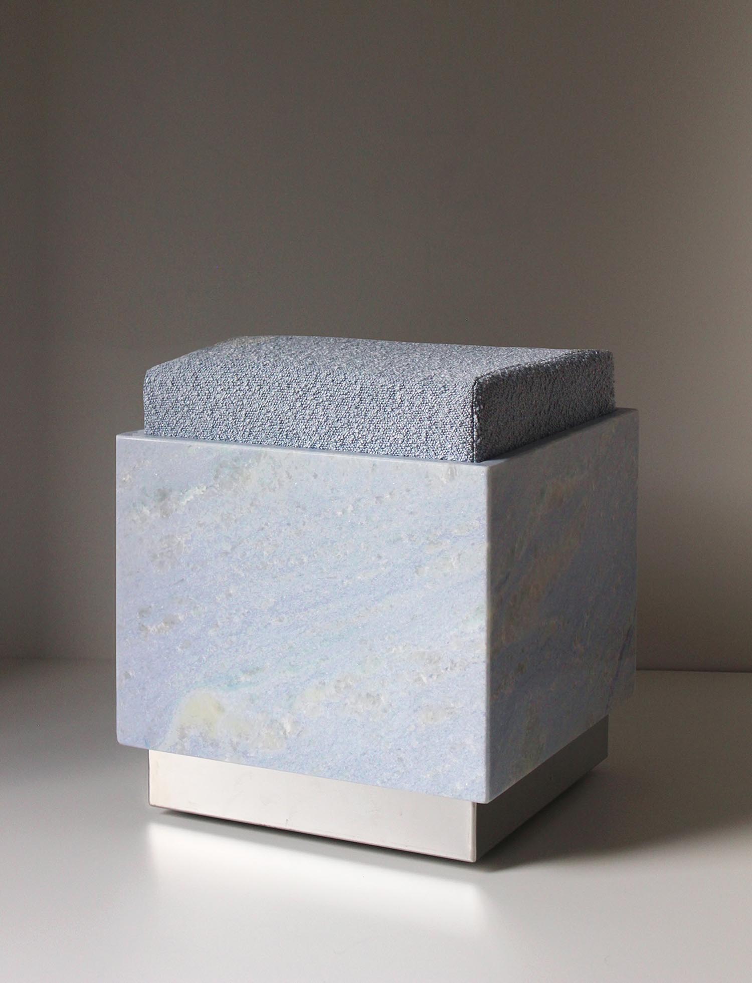 Alfie Marble Stool