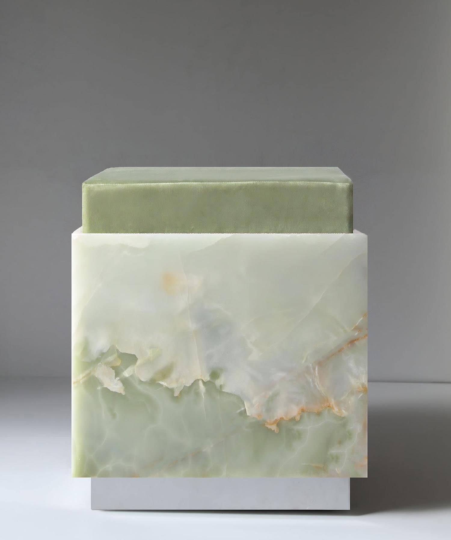 Alfie Shell Onyx Stool