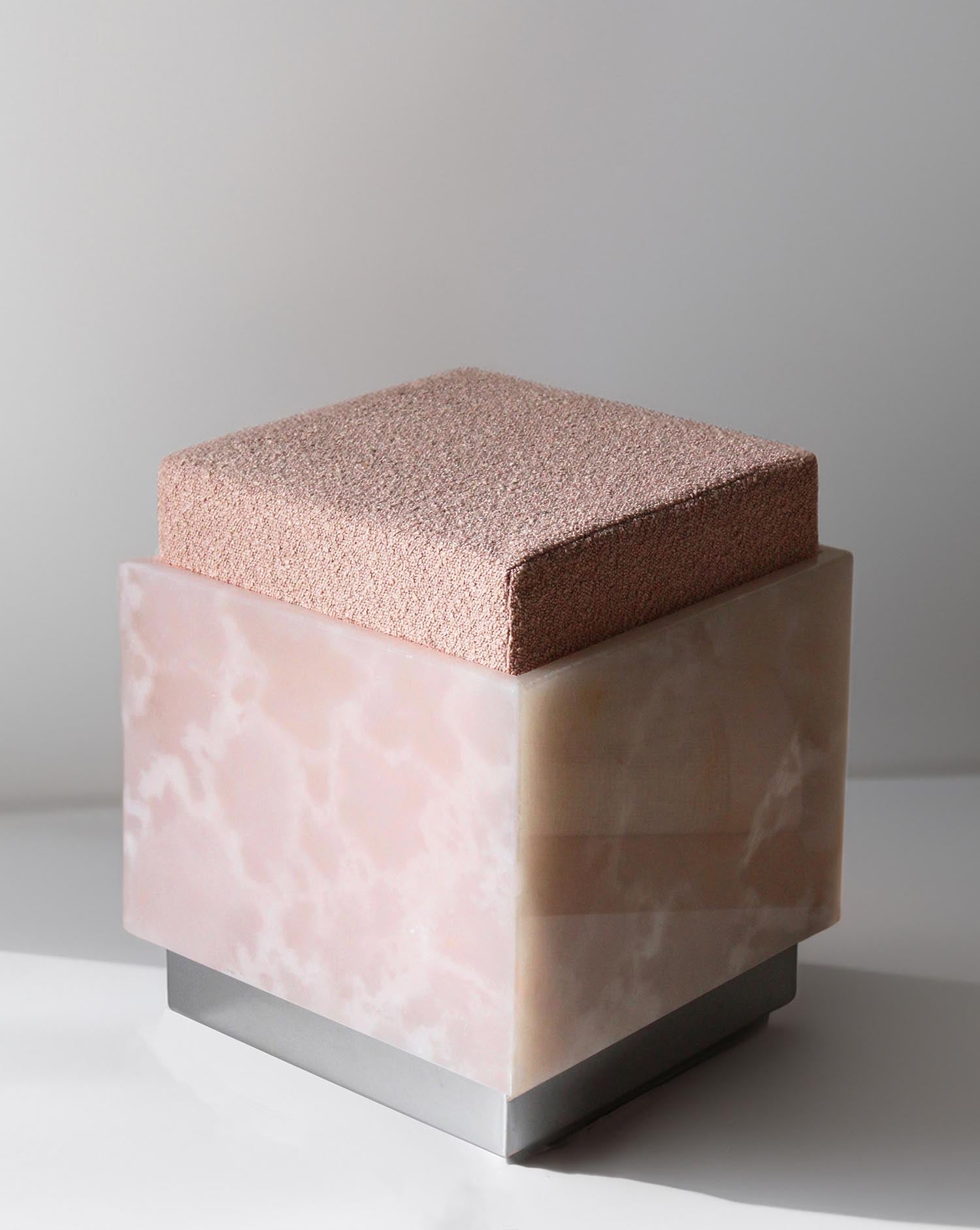 Alfie Shell Onyx Stool