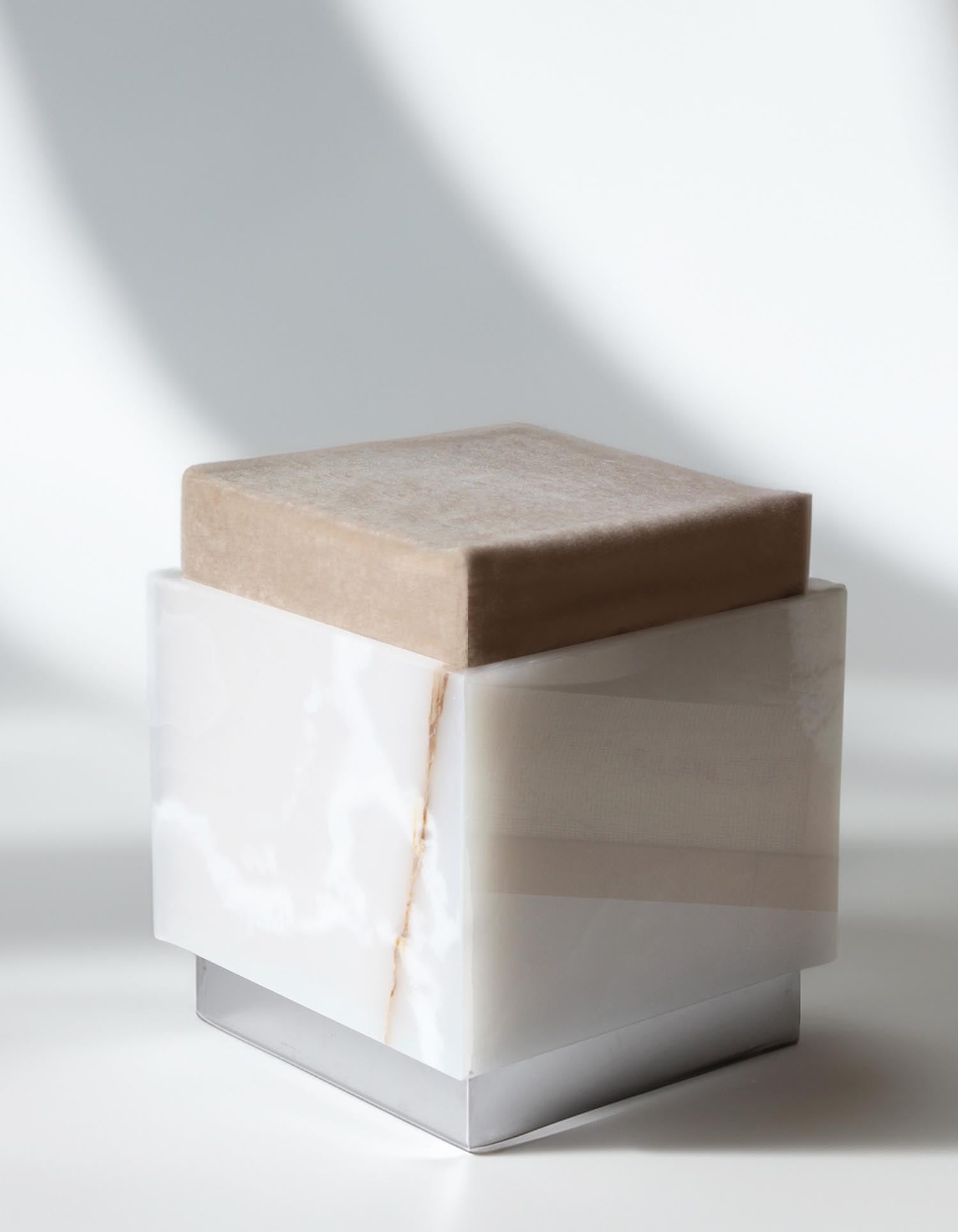 Alfie Shell Onyx Stool