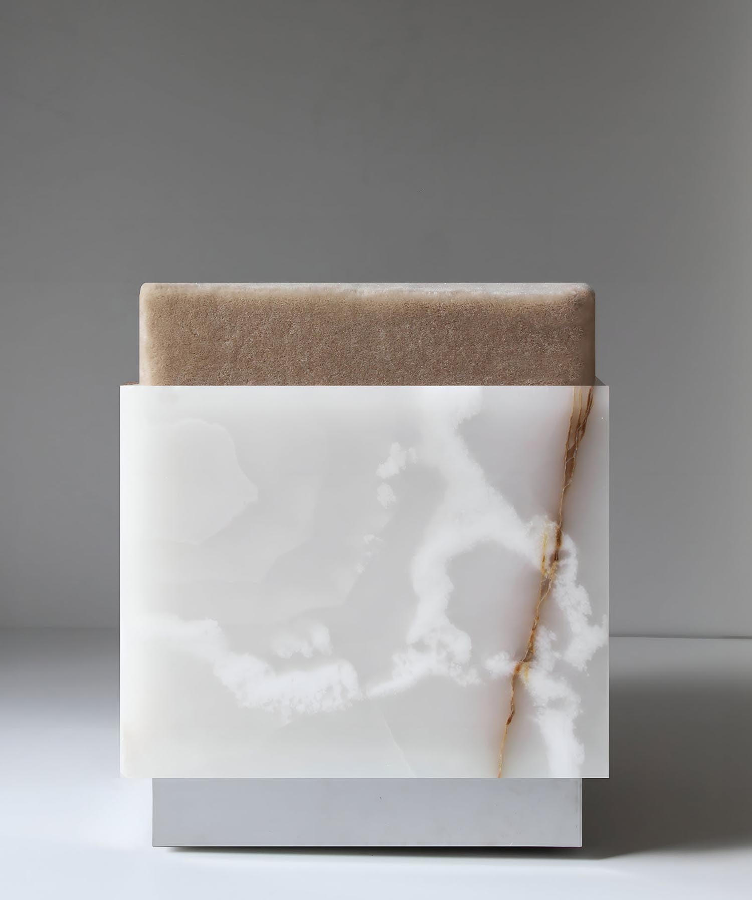 Alfie Shell Onyx Stool