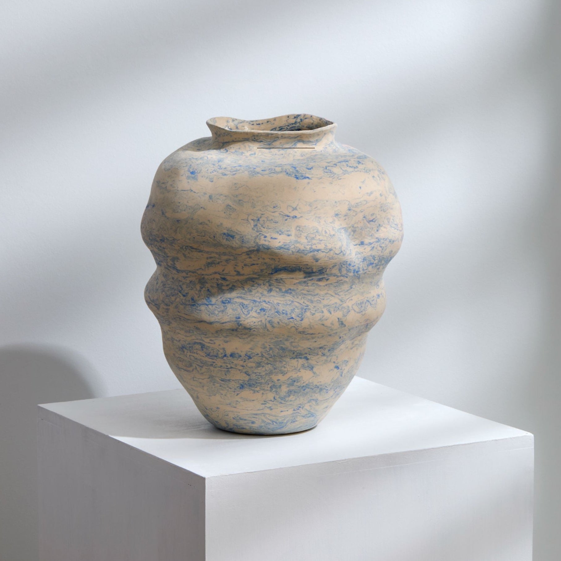 Blue Velvet by Maria Economides — handcrafted Vase