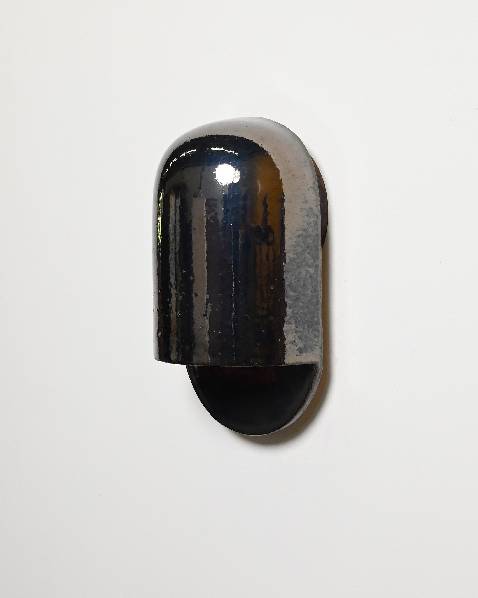 Dark Chrome Tera Sconce