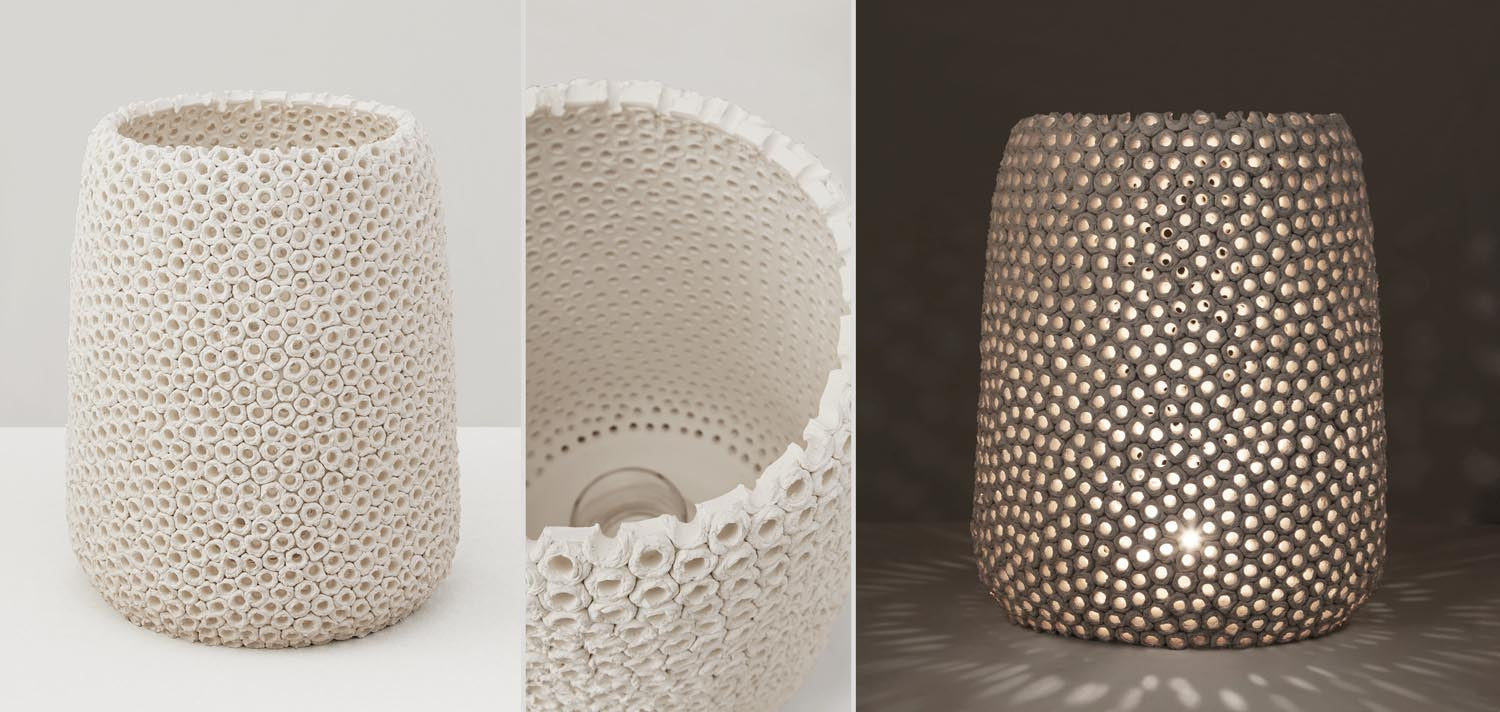 Hand-Pierced Candleholder