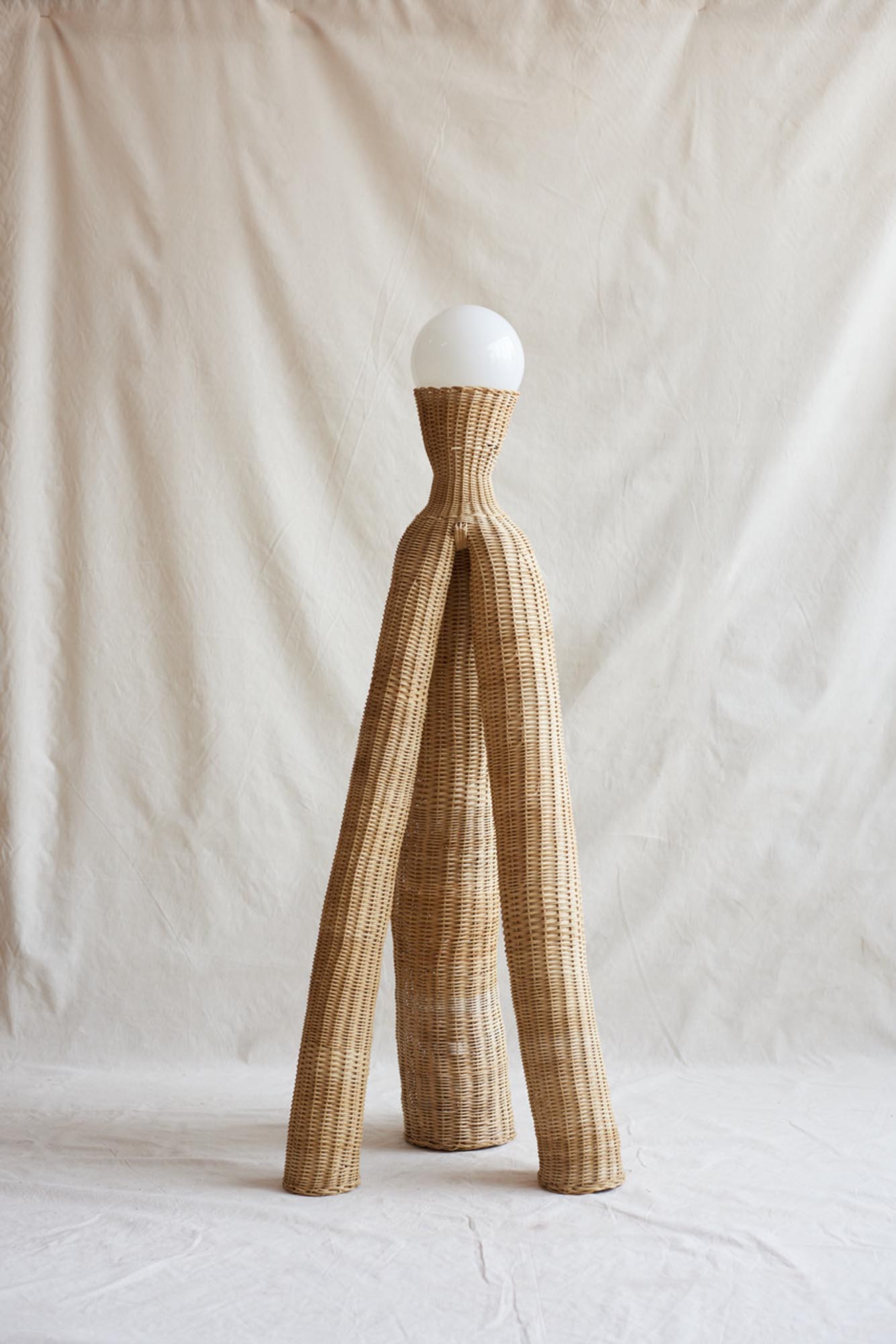 Artefactos Fiber Floor Lamp by Lordag & Sondag — handcrafted Lamp