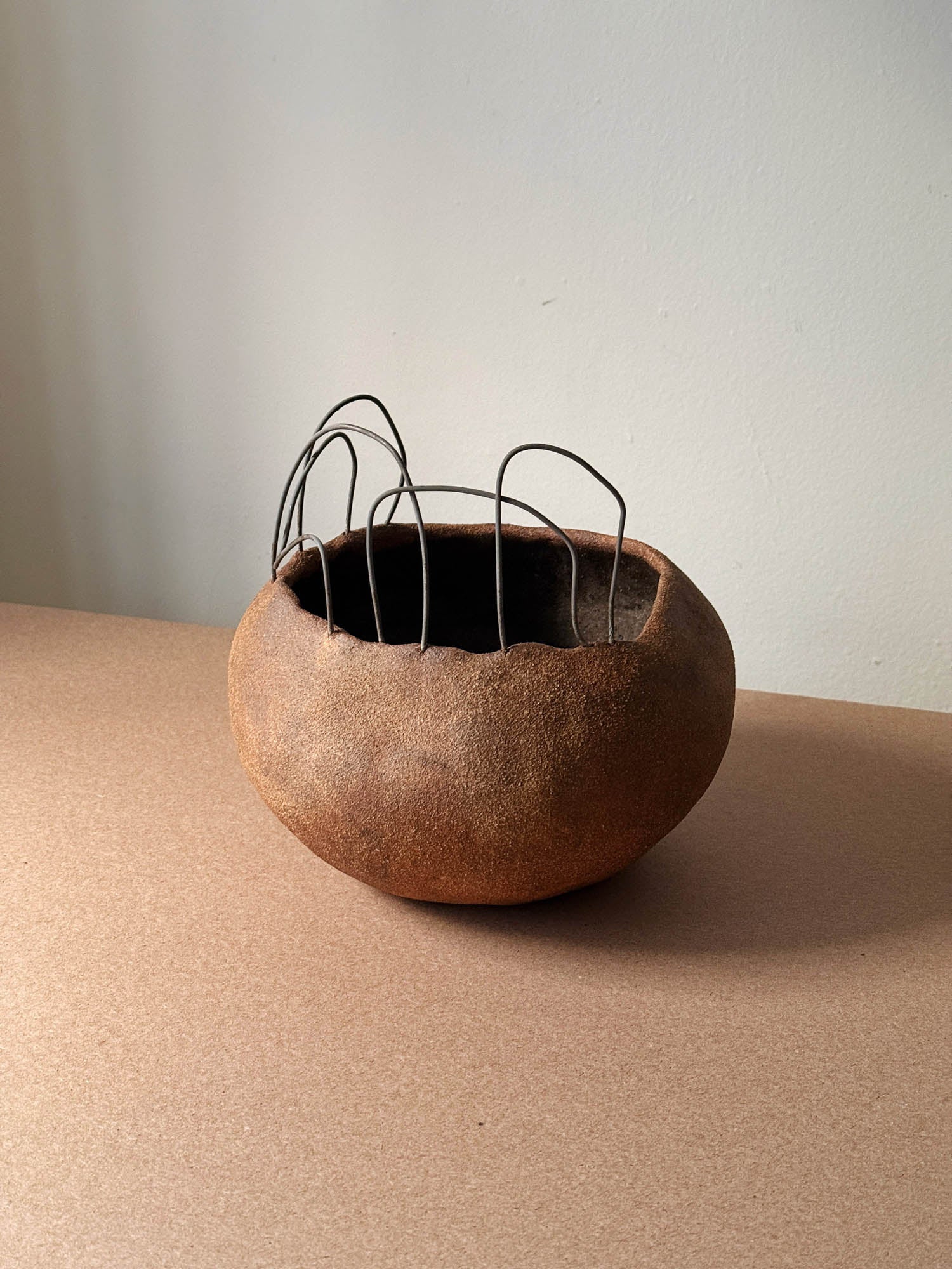 Ceramic Vessel with Wire