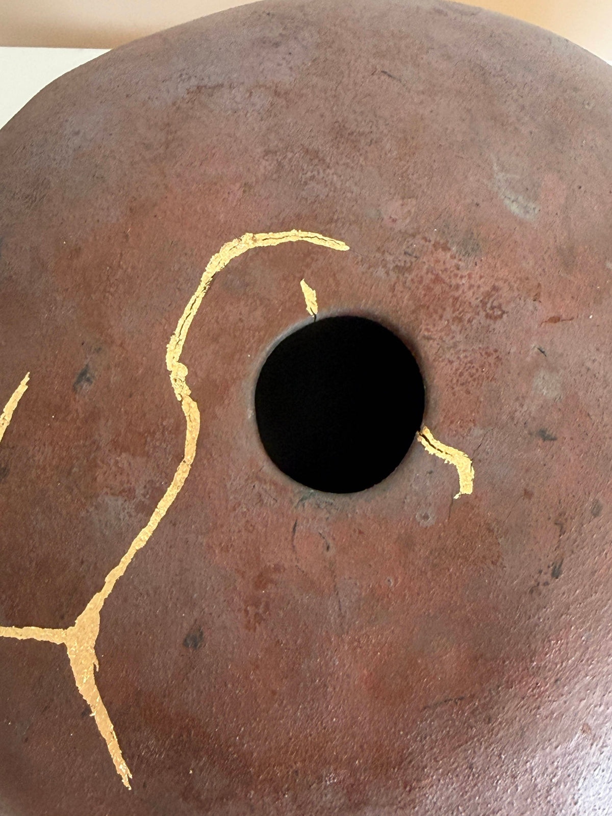 Handbuilt Raku Ceramic Vase