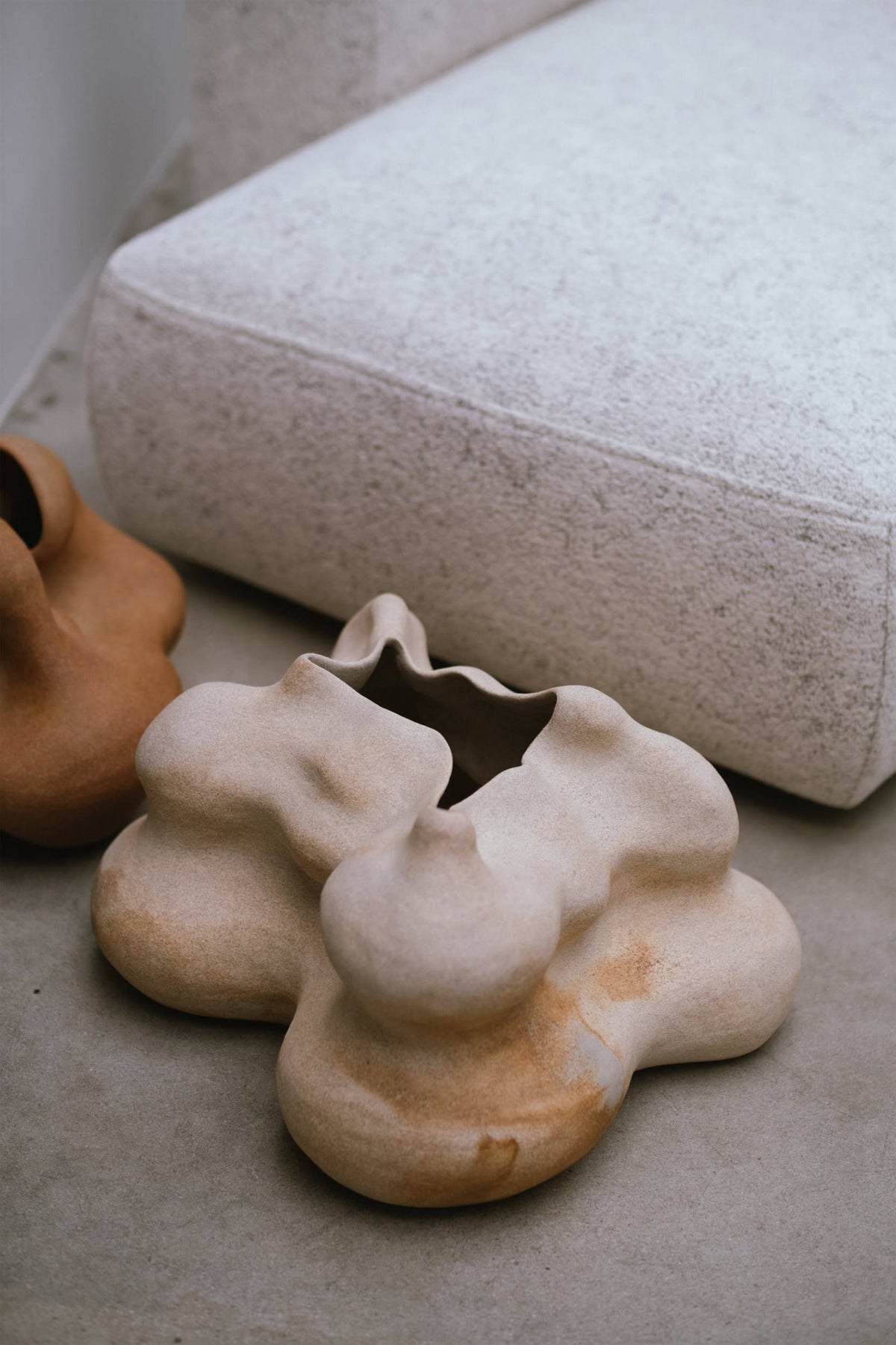 Modern Organic Ceramic Sculpture