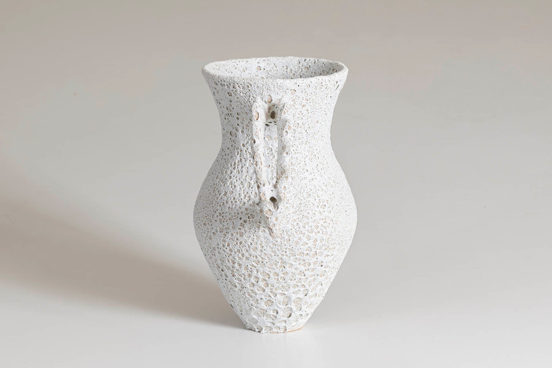 White Ibex Vase