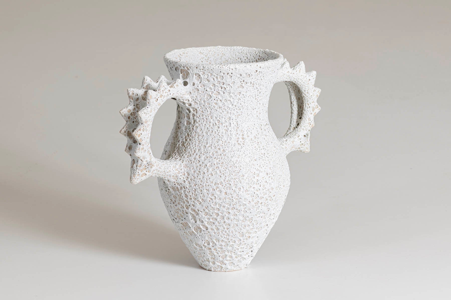 White Ibex Vase