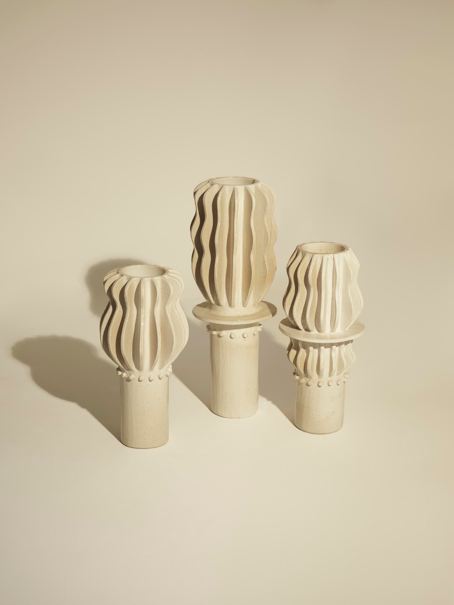 Elongated Kinetic Vase