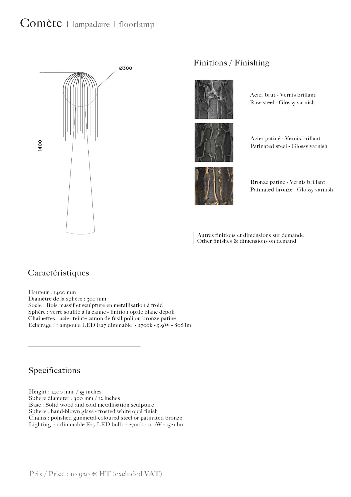Comète Floor Lamp