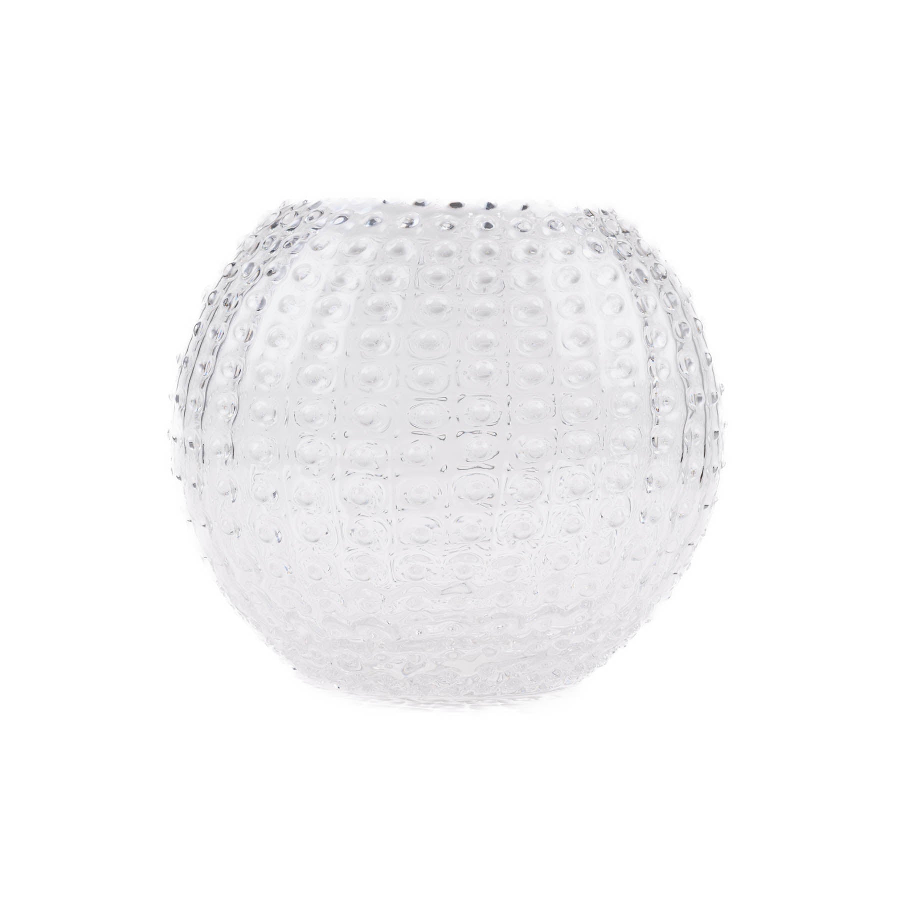 Round Hobnail Blond Bowl