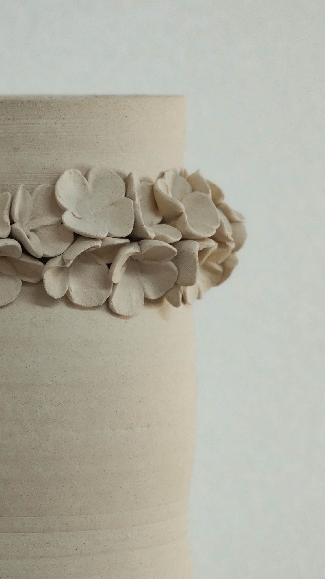 Appliqued Band Vase