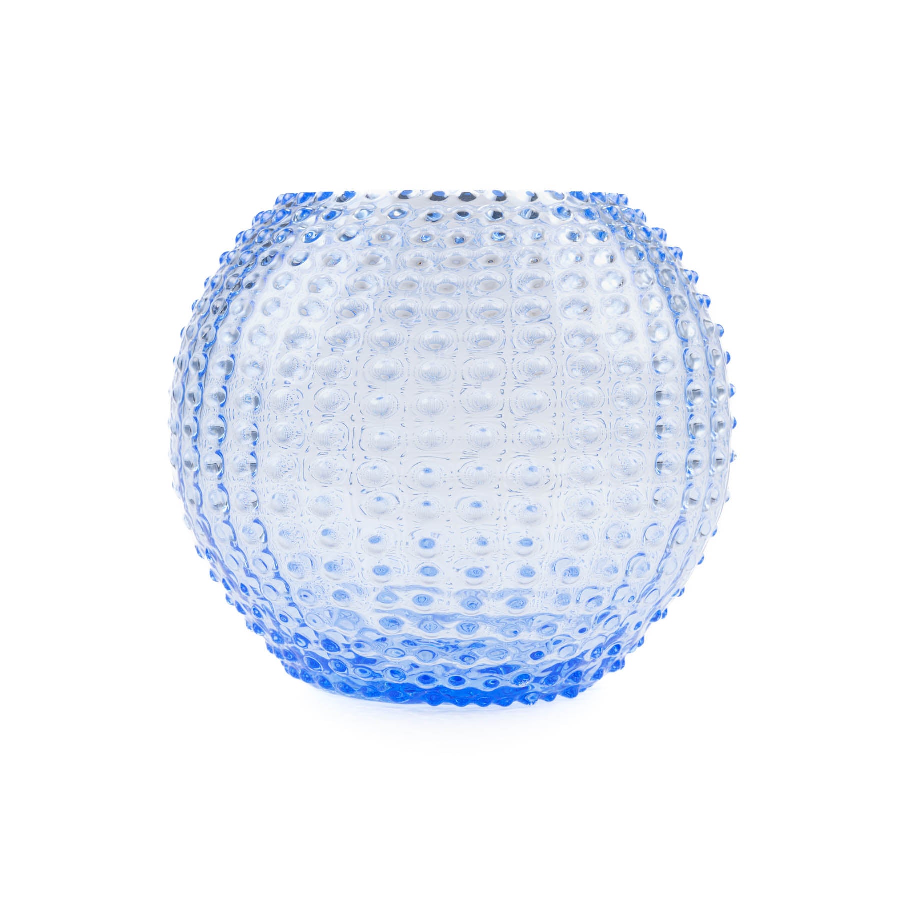 Round Hobnail Blond Bowl
