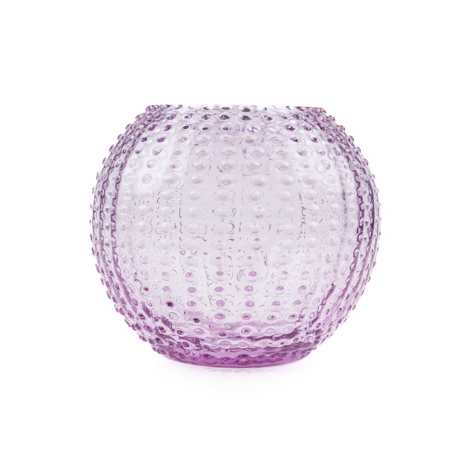 Round Hobnail Blond Bowl