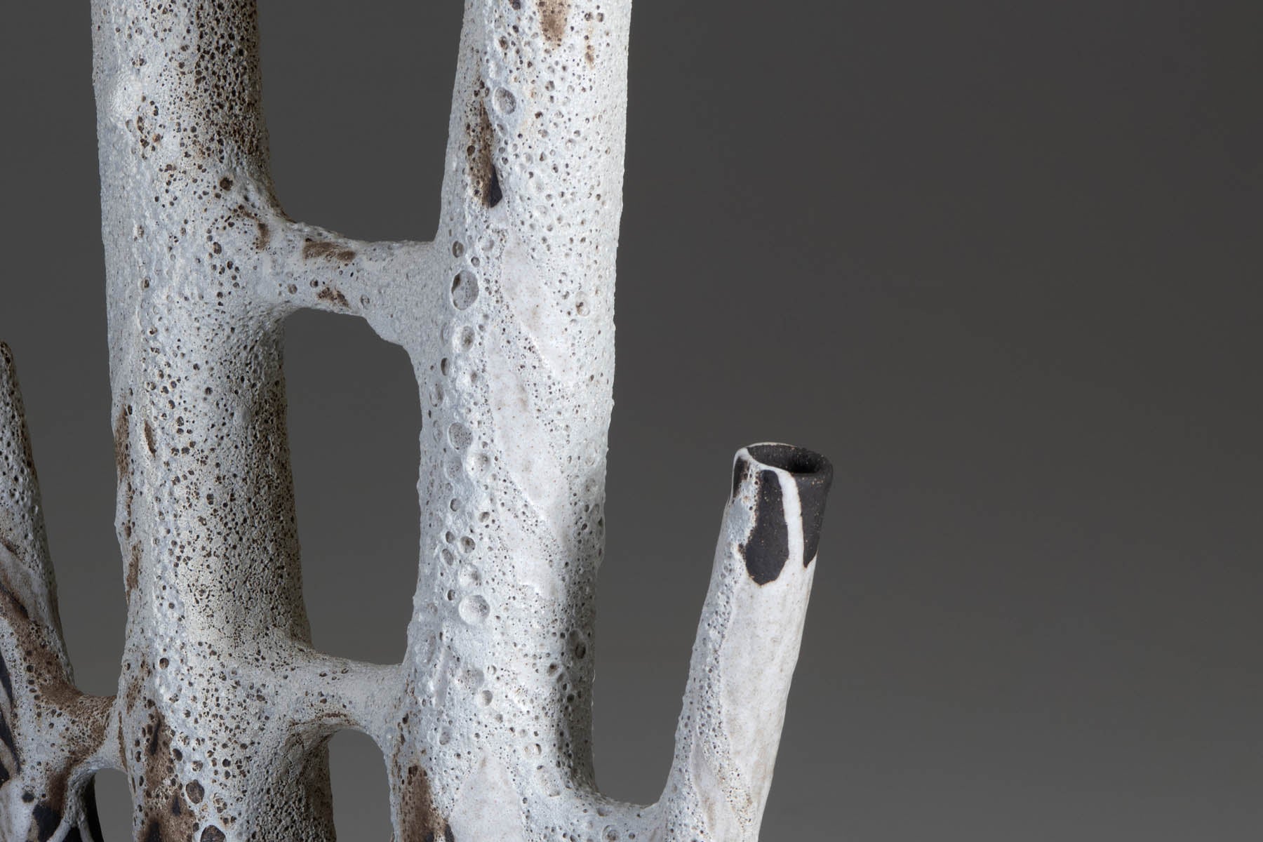 Large Black & White Cypriot Ritual Pot