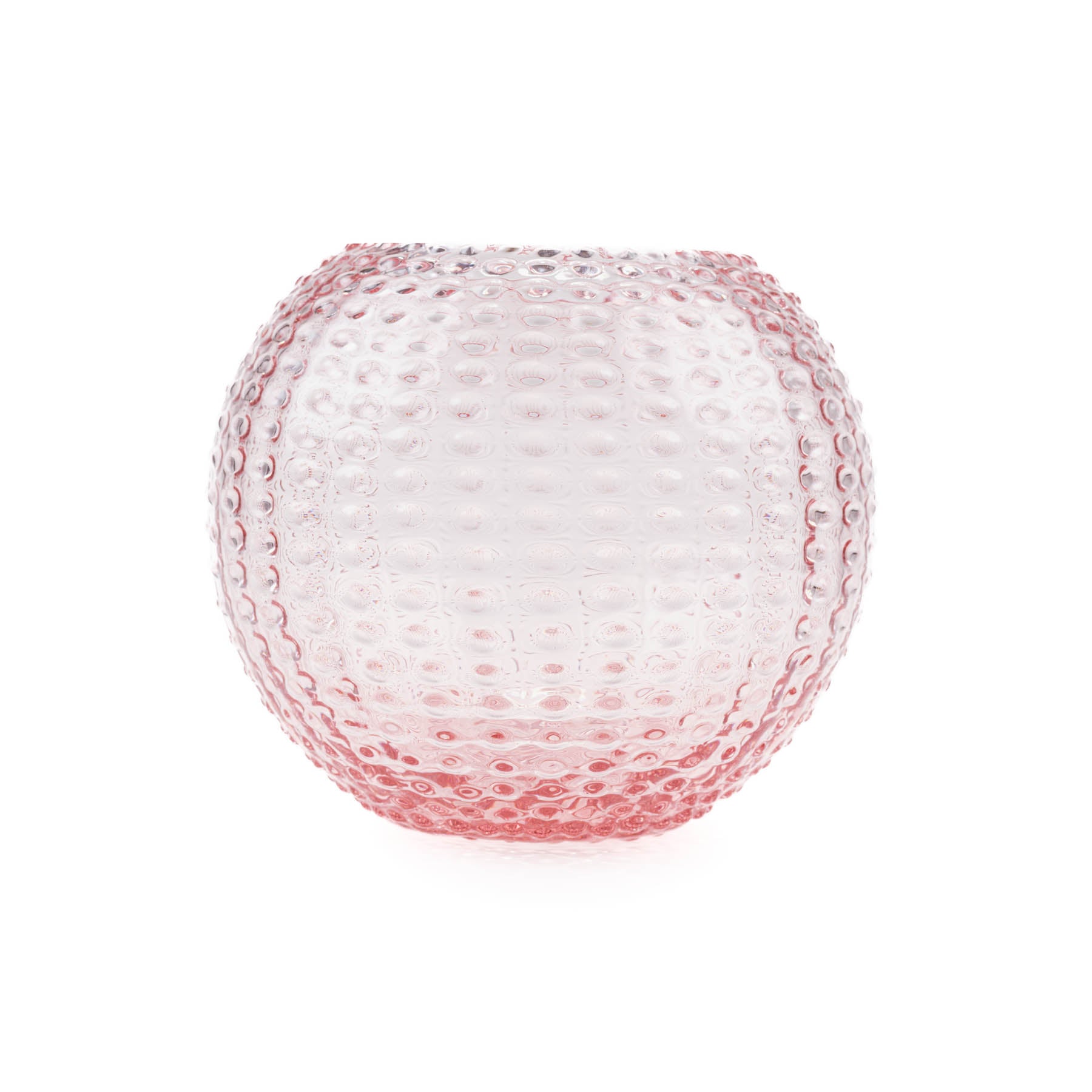 Round Hobnail Blond Bowl