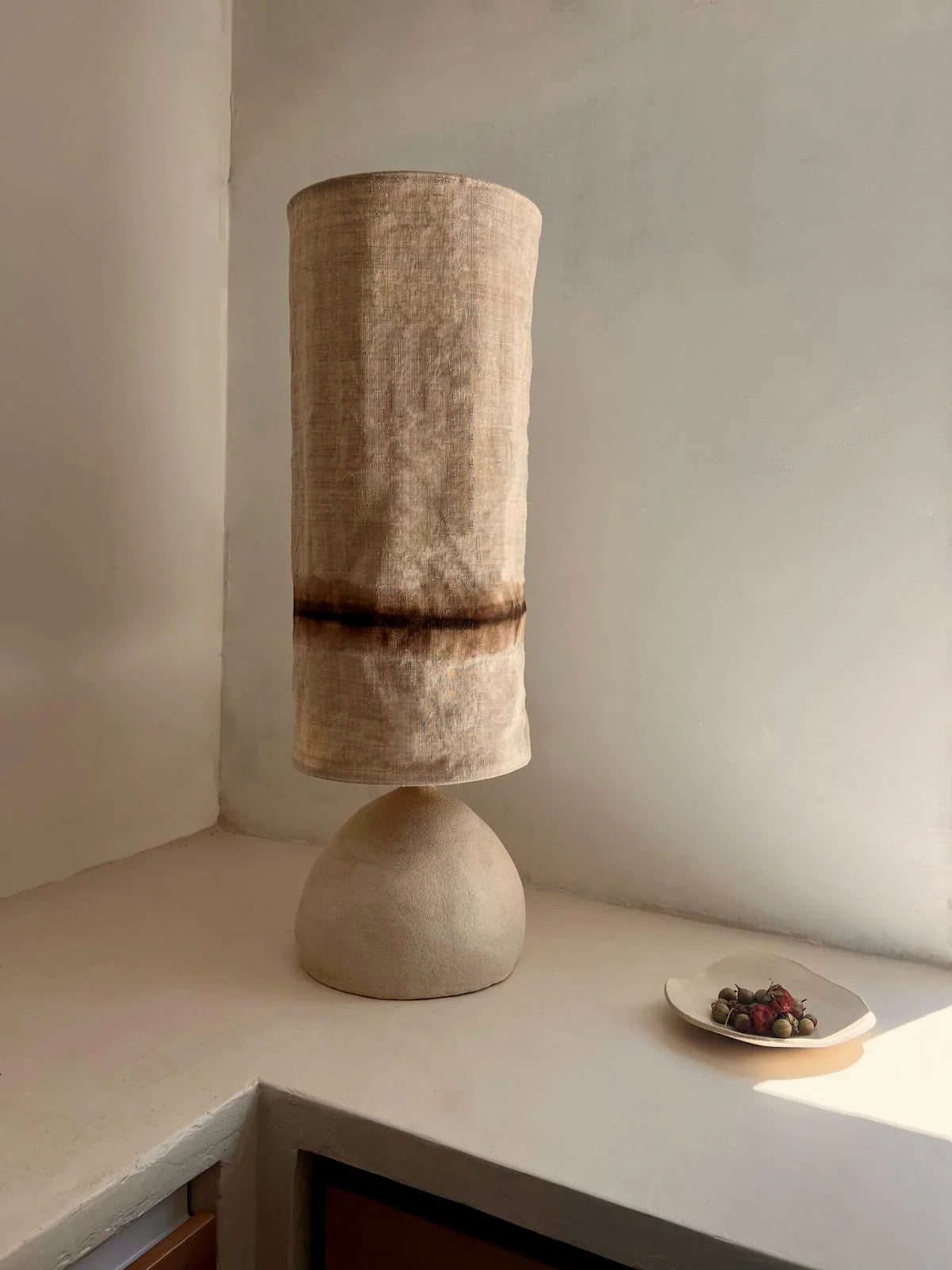 Large Beige Terraé Table Lamp