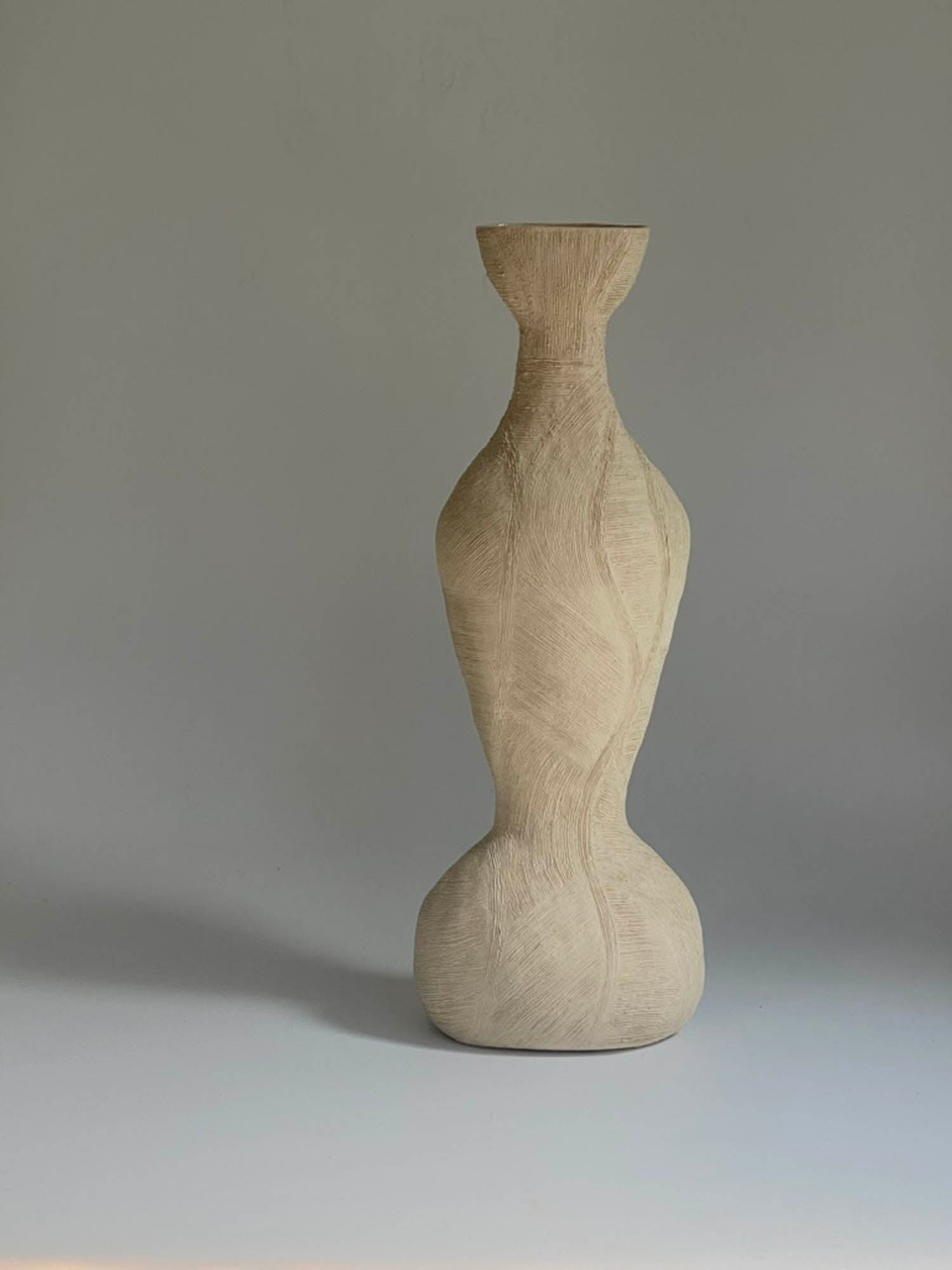 Cream Kapok Vessel