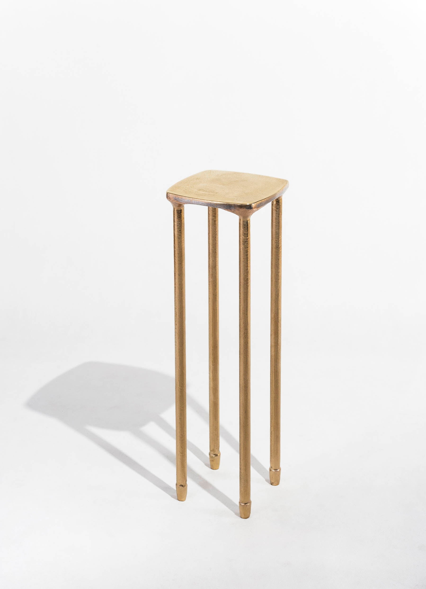 Set Of Two Brass Tables