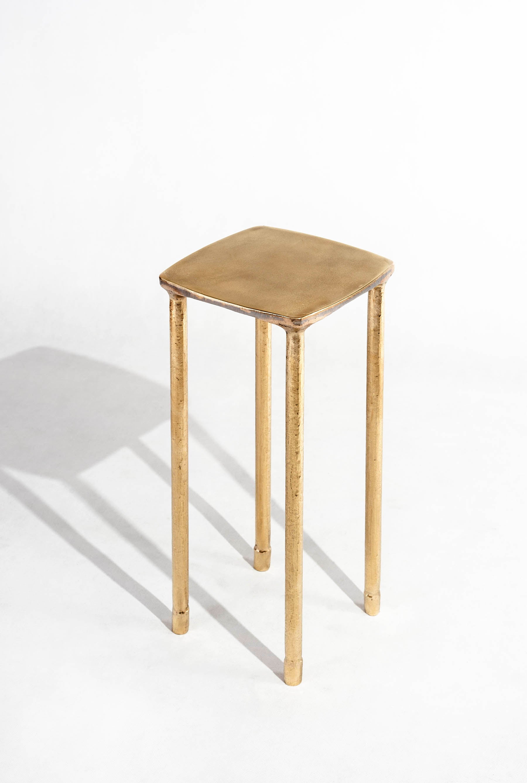 Set Of Two Brass Tables