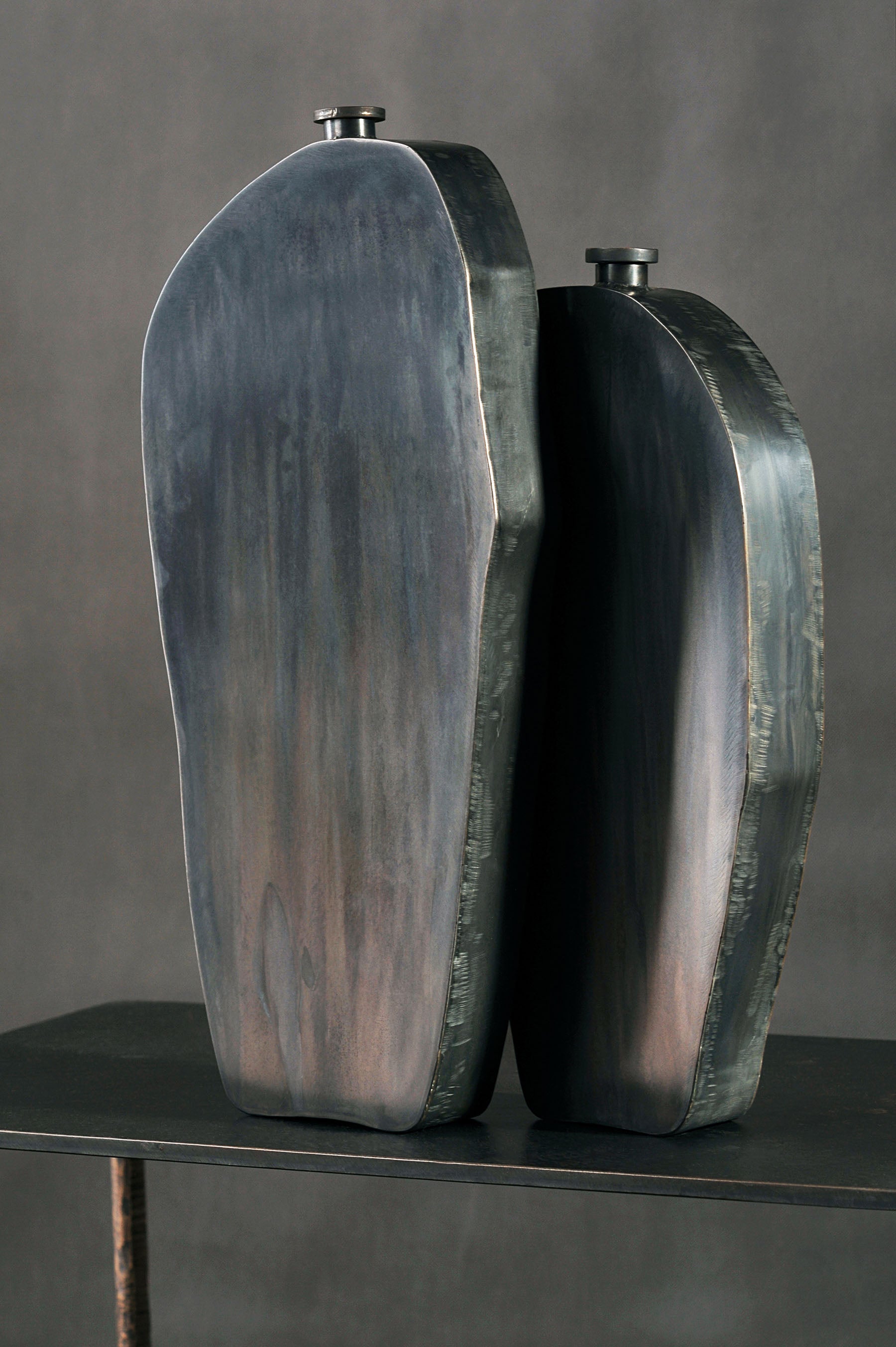 Set Of Two Steel Clouds (Set Of Two Steel Bottles)