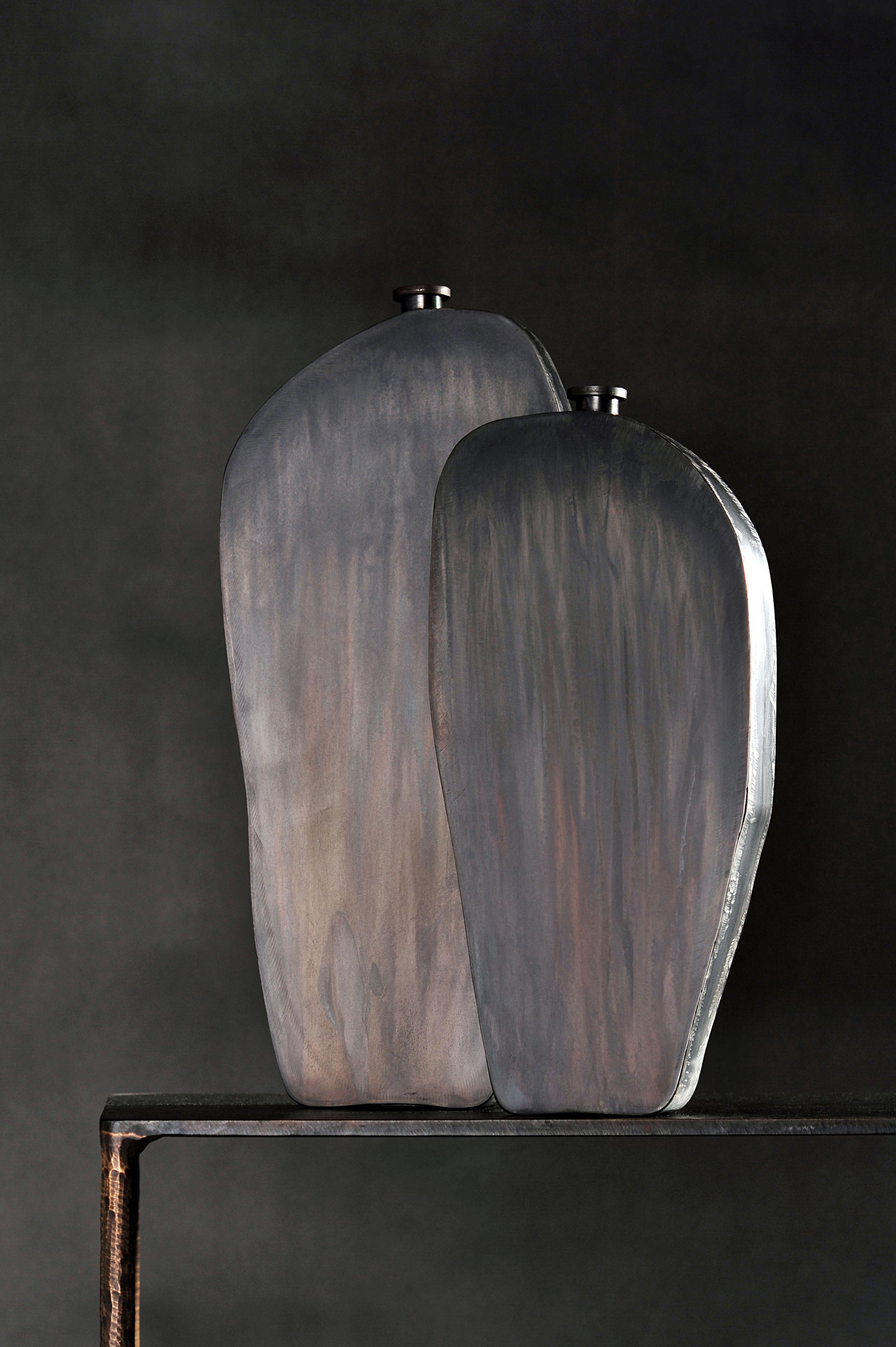 Set Of Two Steel Clouds (Set Of Two Steel Bottles)