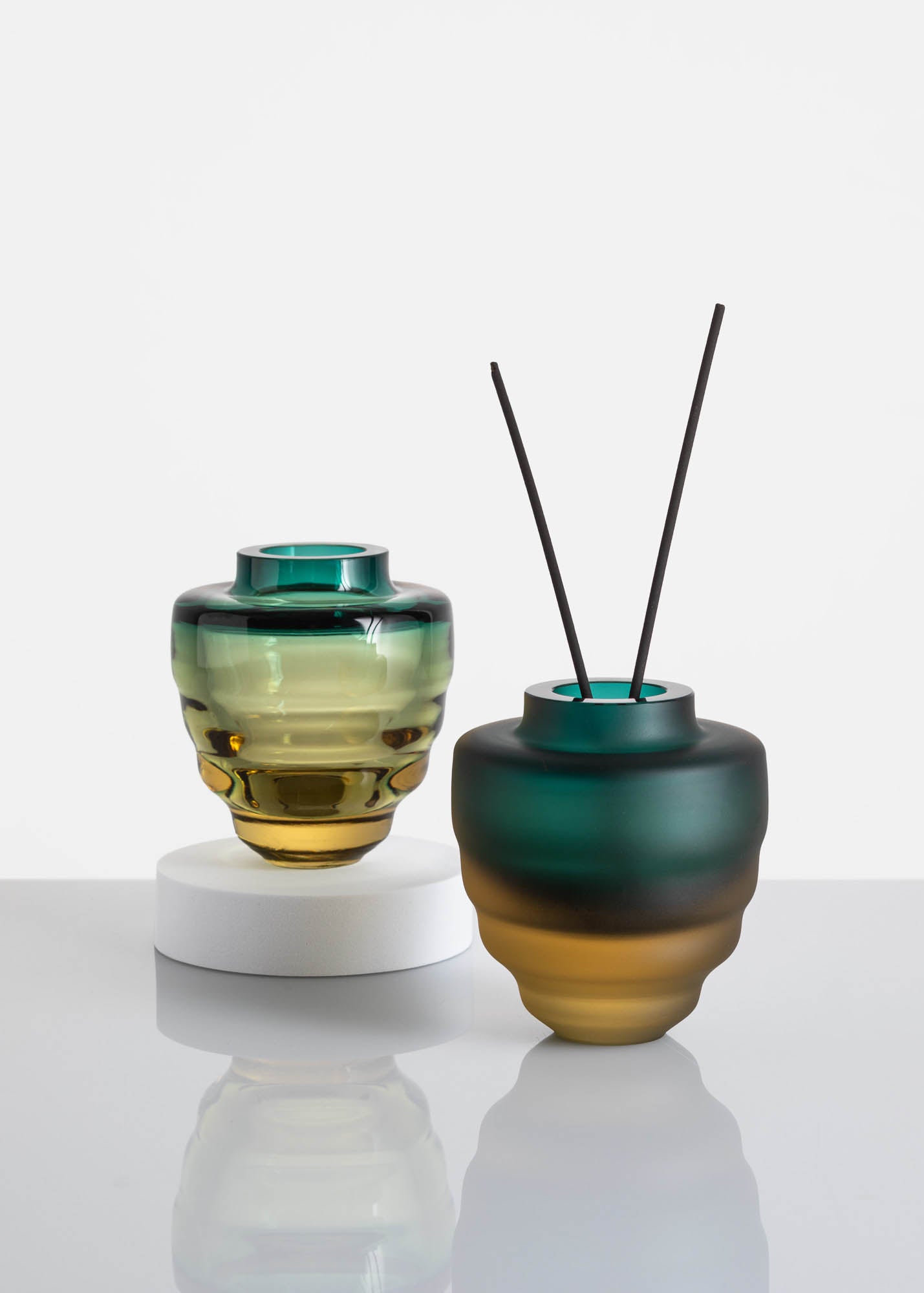 Matte Mini Toy Diffuser Vase - Hand-Blown Czech Glass