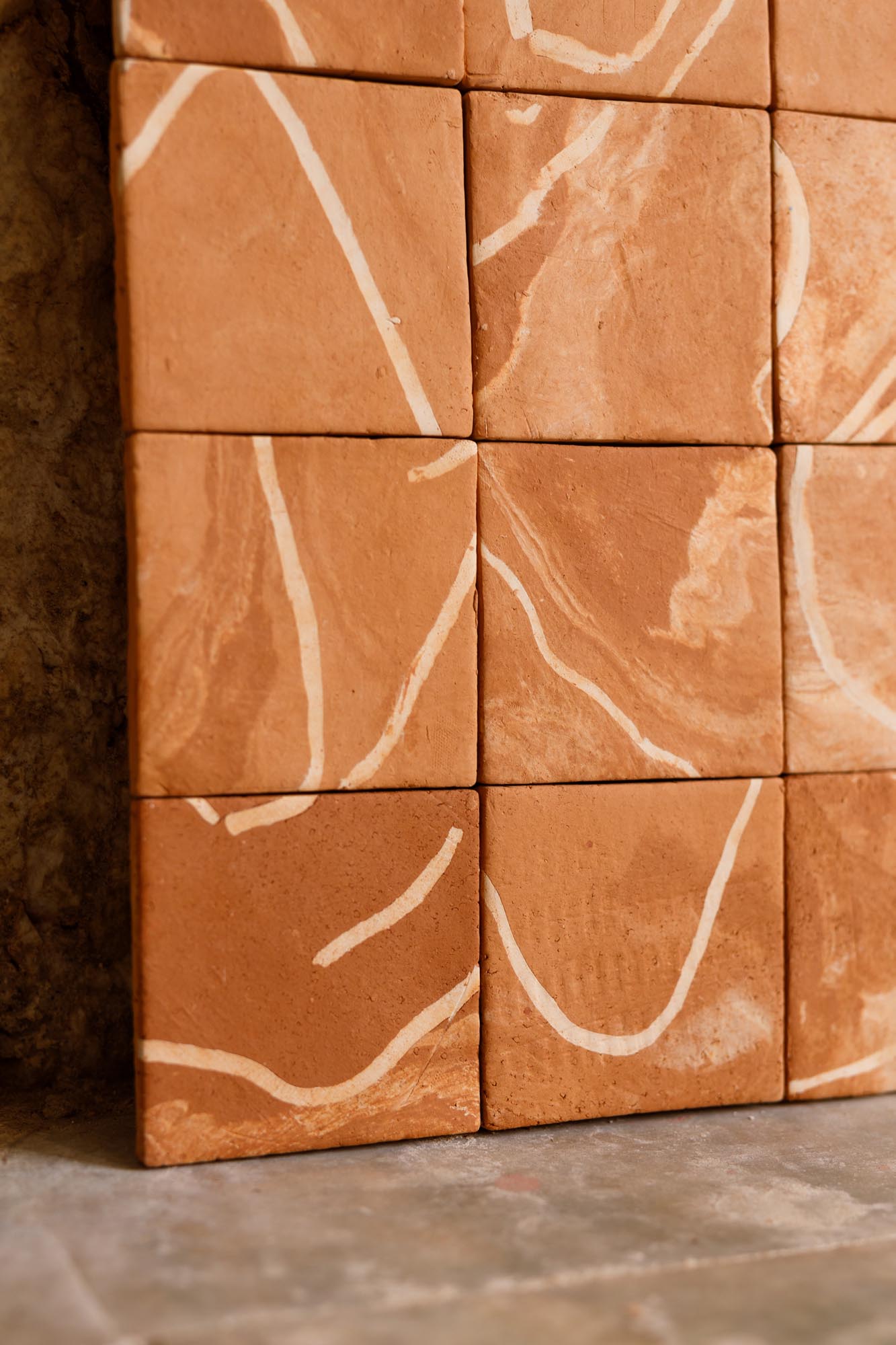 Earth-Shaped Tile Panels