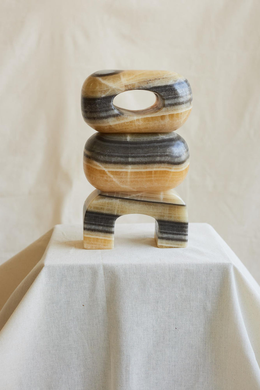 Yellow Marble by Lordag & Sondag — handcrafted Sculpture