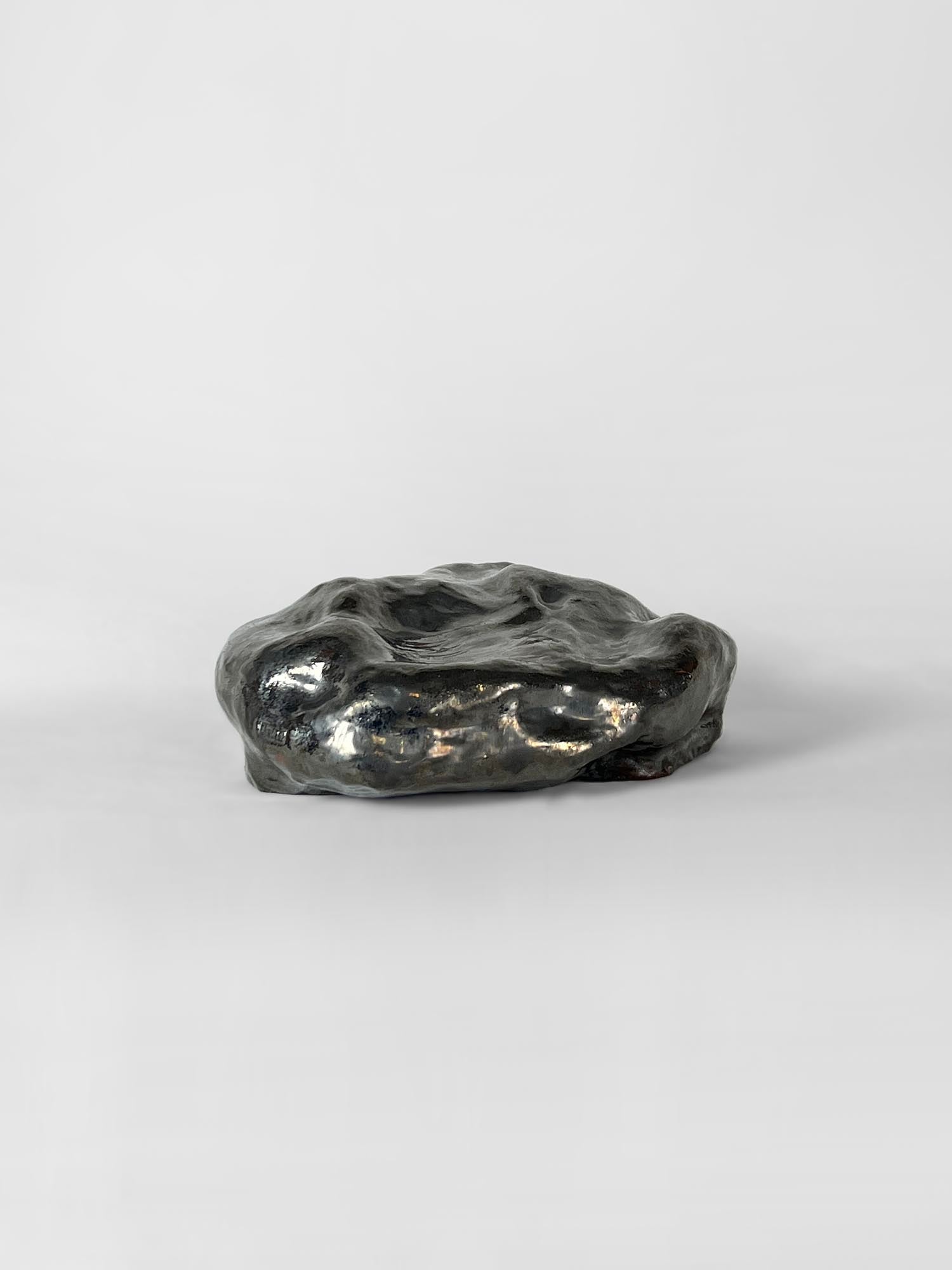 Terra & Metal Table Sculpture