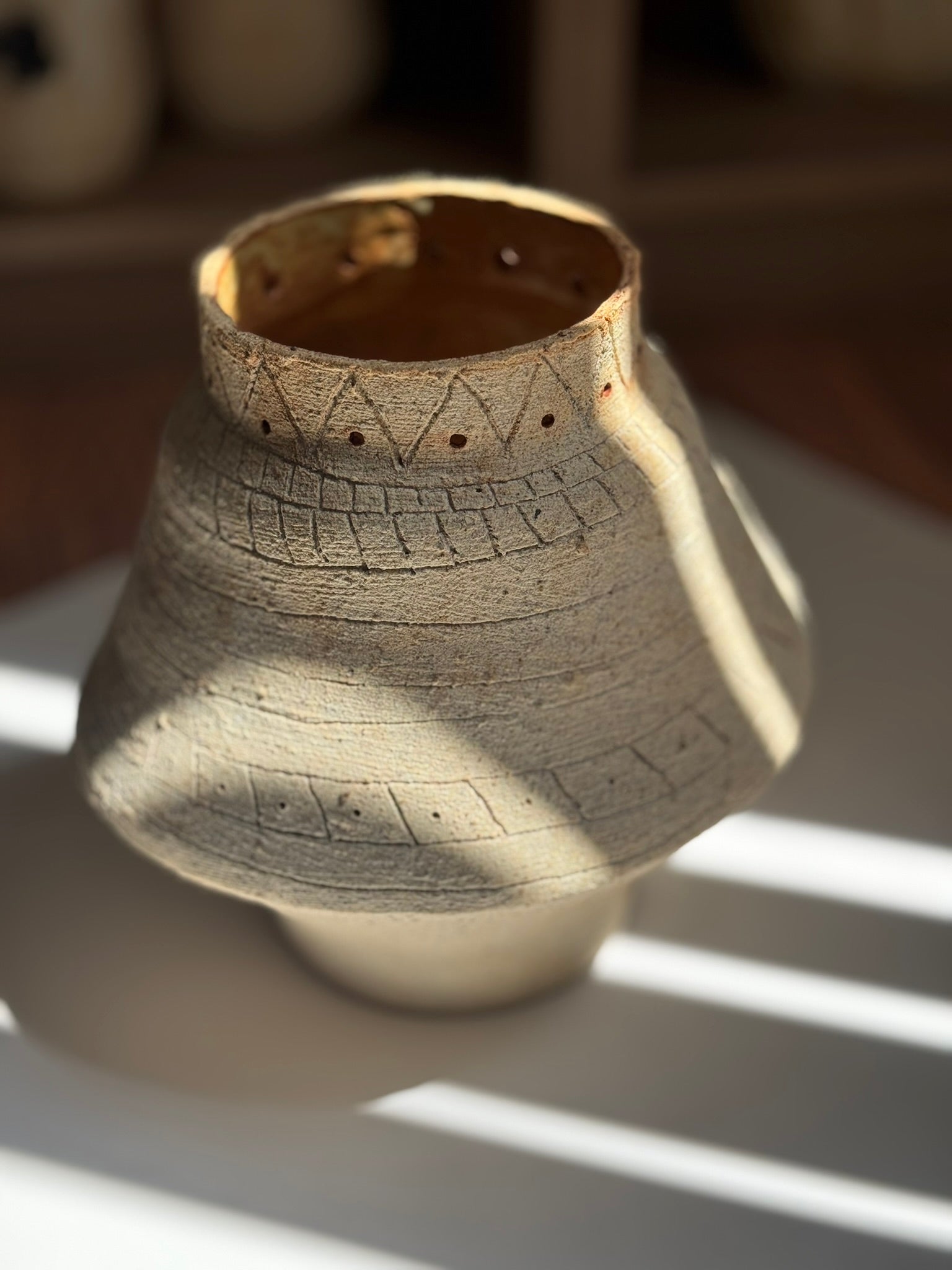 Rythmic Earth Brown Sculpture