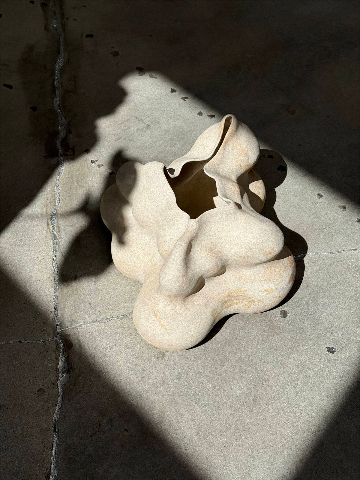Modern Organic Ceramic Sculpture