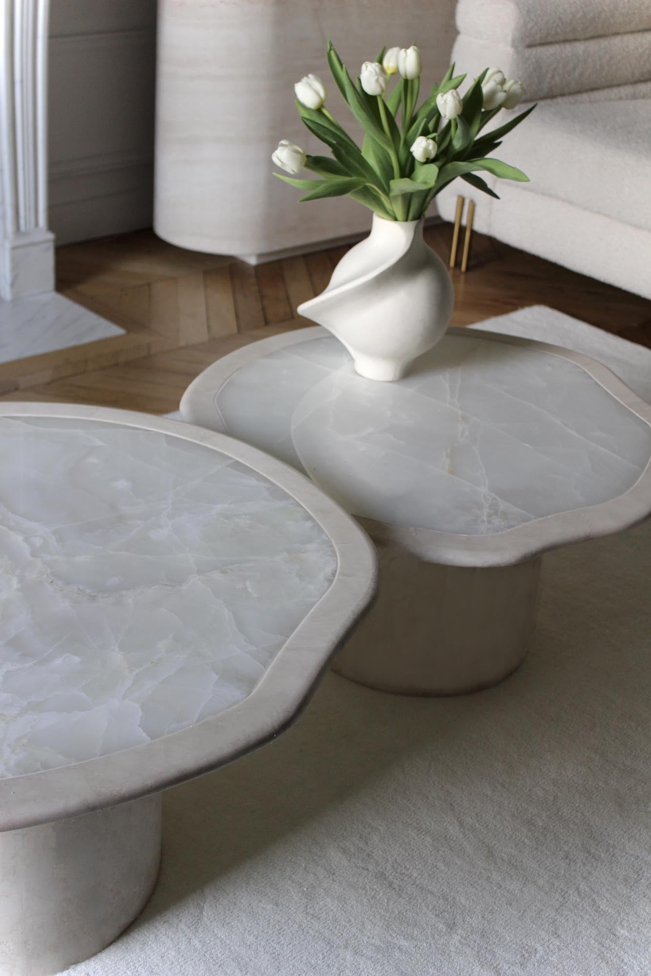 Joan Duo Onyx Coffee Table