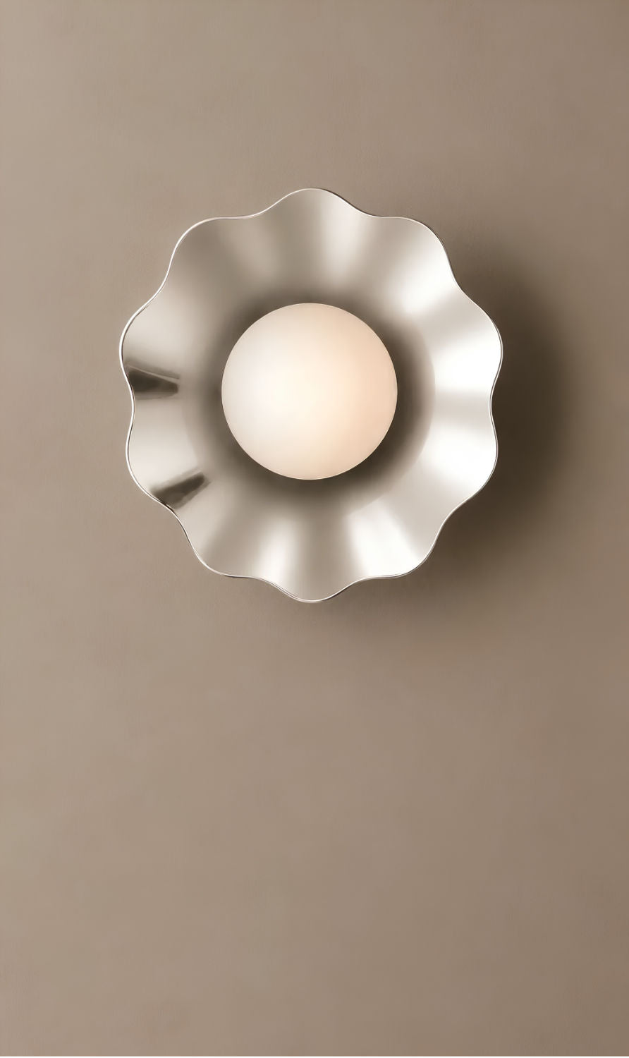 Luna Scalloped Wall Sconce