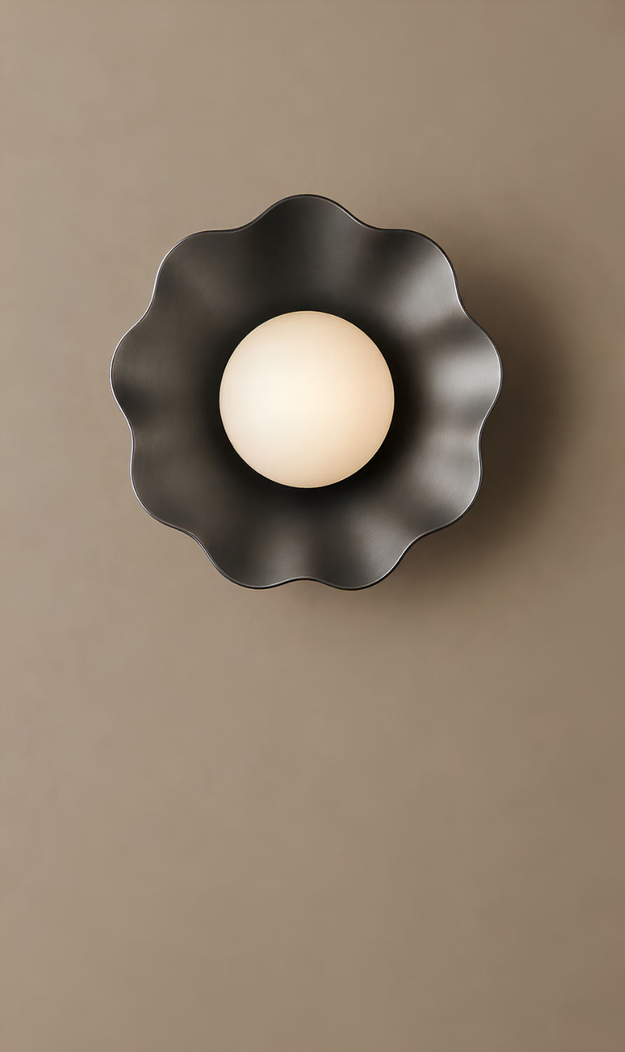 Luna Scalloped Wall Sconce