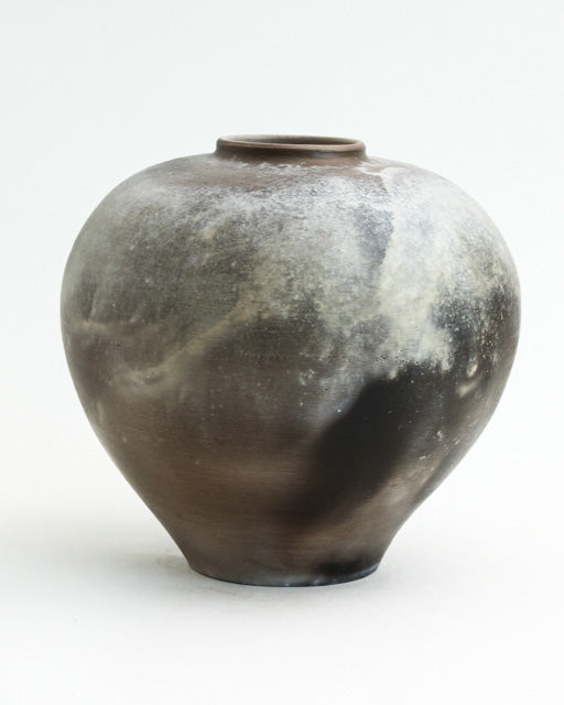 Saw Dust Fired Vase 049