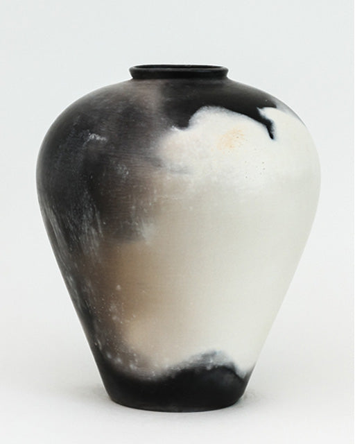 Saw Dust Fired Vase 052