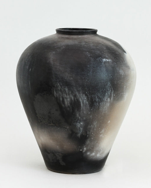 Saw Dust Fired Vase 052