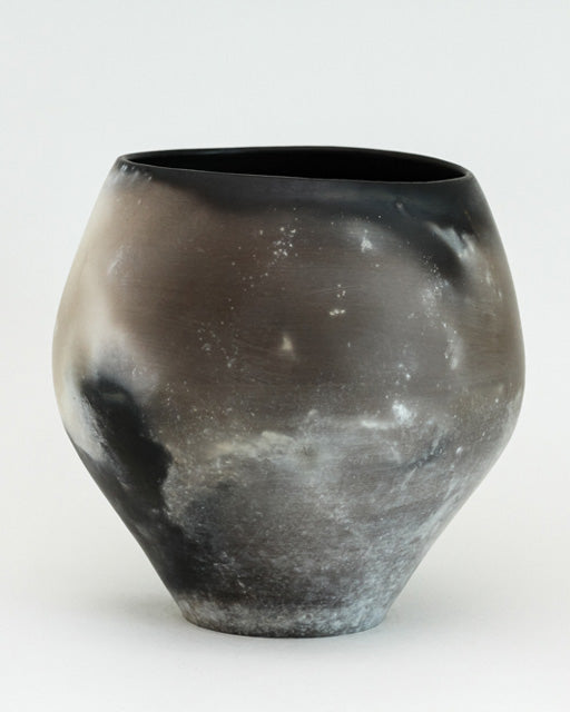 Saw Dust Fired Vase 054