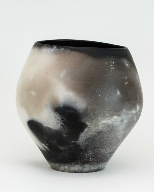 Saw Dust Fired Vase 054