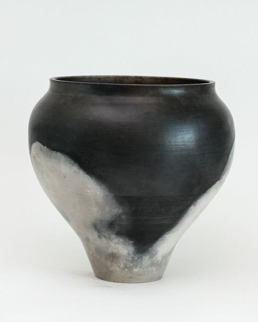 Saw Dust Fired Vase 059