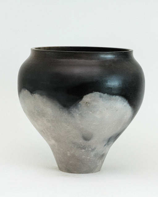 Saw Dust Fired Vase 059