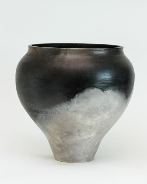 Saw Dust Fired Vase 059