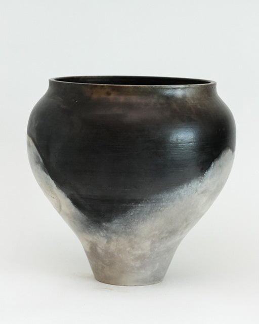 Saw Dust Fired Vase 059